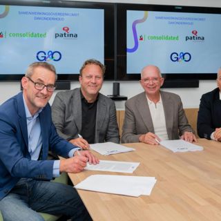Tekenen van de samenwerkingsovereenkomst door G&O, Consolidated en Patina